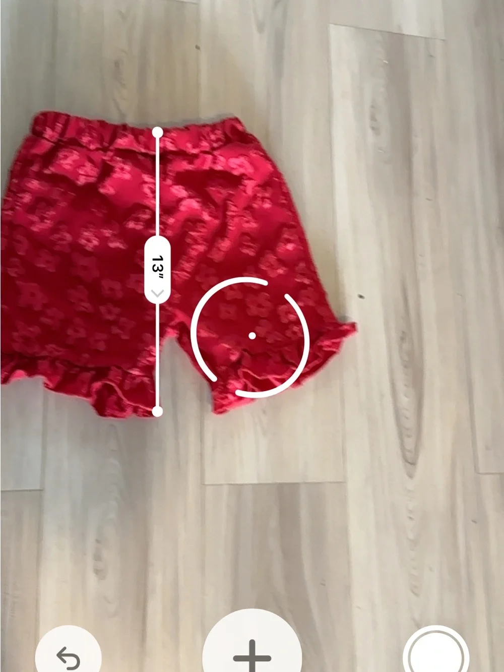 Red Satin Silky Lounge Shorts Elastic High Waist Pajama PJ Bottoms